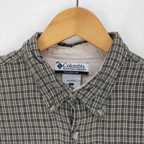 コロンビア Columbia チェック L/S BD シャツ メンズ import:L