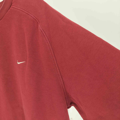 ナイキ NIKE スウッシュ刺繍 クルーネック プルオーバー スウェット トレーナー メンズ