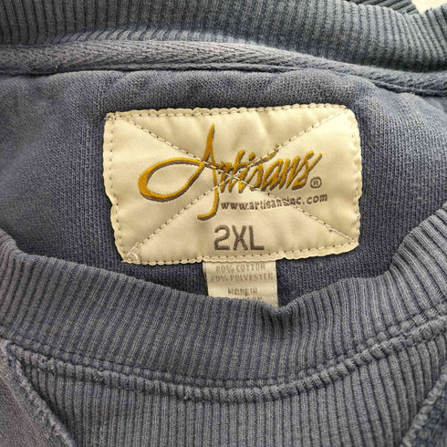 ARTISANS LAKE VERMILION クルーネックスウェット メンズ 2XL