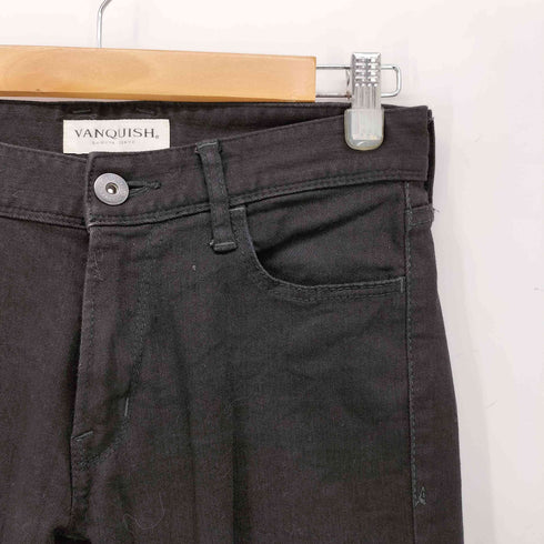 ヴァンキッシュ VANQUISH One Wash Power Stretch Skinny Denim Pants ストレッチ スキニー ブラック デニム パンツ メンズ 28