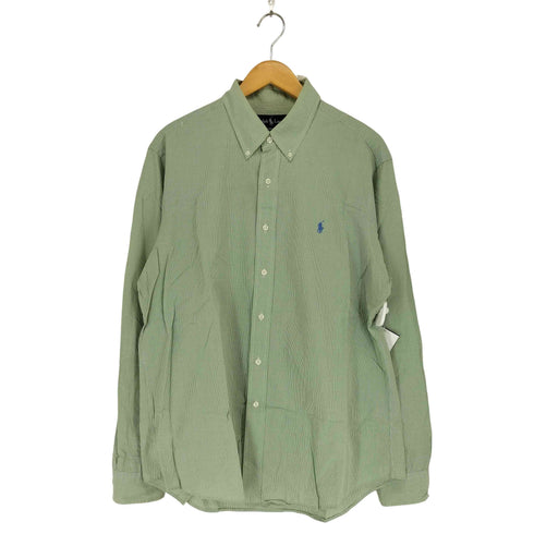 ラルフローレン RALPH LAUREN CUSTOM FIT チェック柄ポニー刺繍BDシャツ メンズ XL