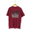 フルーツオブザルーム FRUIT OF THE LOOM 90s USA製 袖裾シングル KANGAROOS フロントプリントクルーネックTシャツ メンズ XL