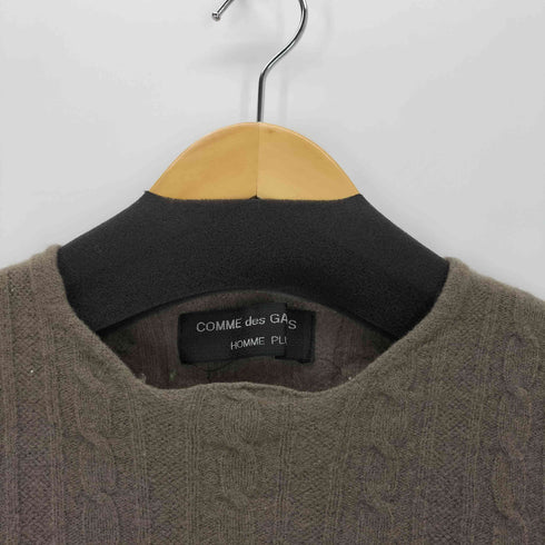 コムデギャルソンオムプリュス COMME des GARCONS HOMME PLUS 90s ケーブルニットセーター メンズ