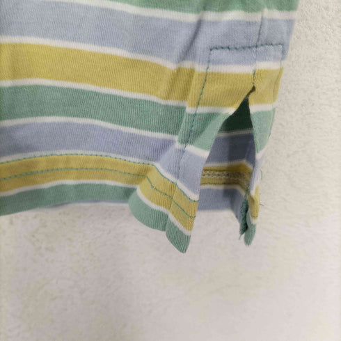 ラコステ LACOSTE ボーダー柄ロゴ刺繍ポロシャツ メンズ 6