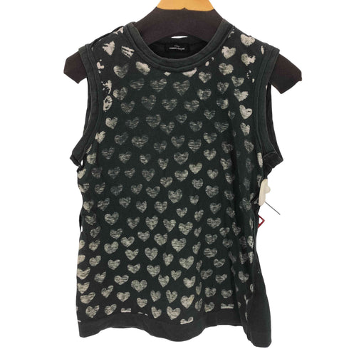 トリココムデギャルソン tricot COMME des GARCONS 00s ハート柄 タンクトップ レディース