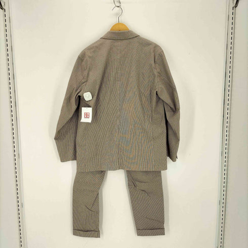 ビームス BEAMS 千鳥格子 ダブルブレストテーラードジャケット スラックスセットアップ メンズ M/M