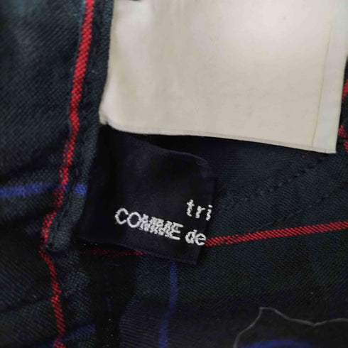 トリココムデギャルソン tricot COMME des GARCONS タックチェックスラックス レディース JPN:M