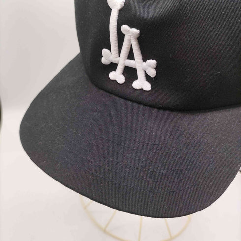 oMA STUDIOUS MLB ベースボールチーム ボーンロゴ 刺繍 スナップバック 6パネル キャップ メンズ
