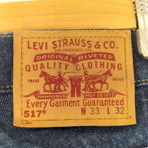 リーバイス Levis 90S 517 ボタン裏554 ブーツカットデニムパンツ メンズ 33/32
