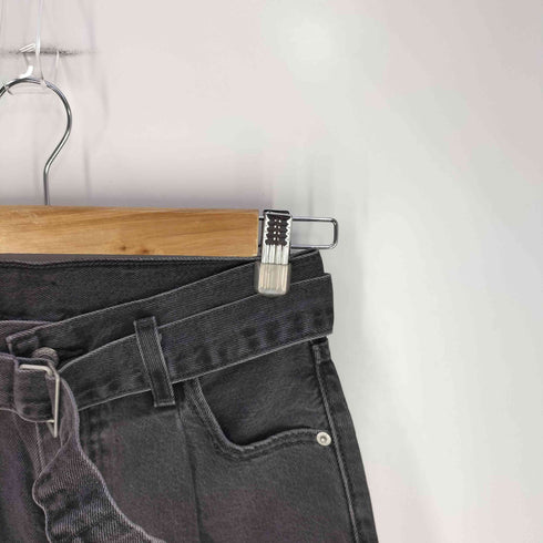 リーバイス Levis BELTED BAGGY ブラック LOSE CONTROL レディース US:25