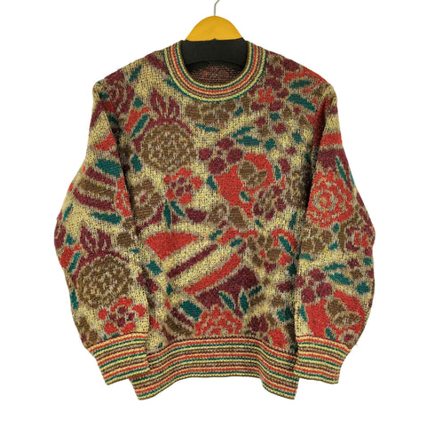 ミッソーニスポーツ MISSONI SPORTS 総柄 ウールニット メンズ