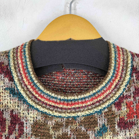 ミッソーニスポーツ MISSONI SPORTS 総柄 ウールニット メンズ