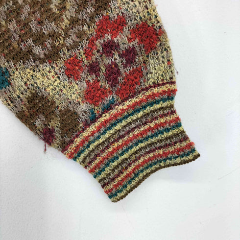 ミッソーニスポーツ MISSONI SPORTS 総柄 ウールニット メンズ