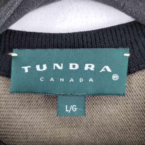 ツンドラ tundra 90S 総柄 ウール3Dニット メンズ JPN:L