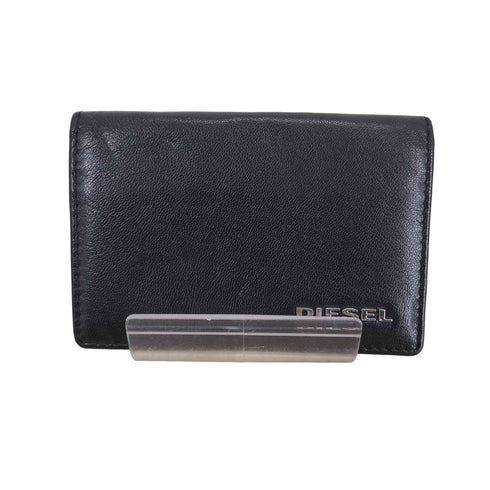 ディーゼル DIESEL ロゴプレートレザーカードケース メンズ