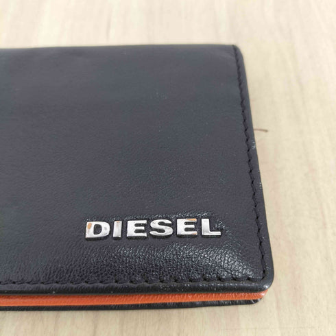 ディーゼル DIESEL ロゴプレートレザーカードケース メンズ