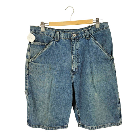 WRG JEANS CO デニムペインターハーフパンツ メンズ 印字消えのため不明
