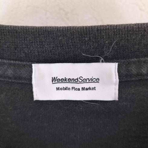 weekend service プリント Tシャツ street メンズ