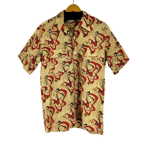 ALLEN&HANSON アトミック柄 S/S アロハシャツ メンズ JPN:L
