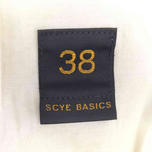 サイベーシックス SCYE BASICS サンホアキンチノ 2タック テーパード トラウザーズ メンズ FR:36-38