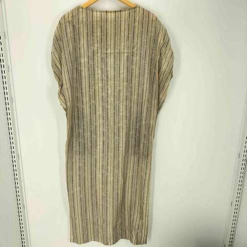 マメクロゴウチ Mame Kurogouchi 20SS Floral Stripe Silk Jacquard sleeveless Dress フローラル ストライプ シルク ジャカード ノースリーブ ドレス ワンピース レディース JPN:2