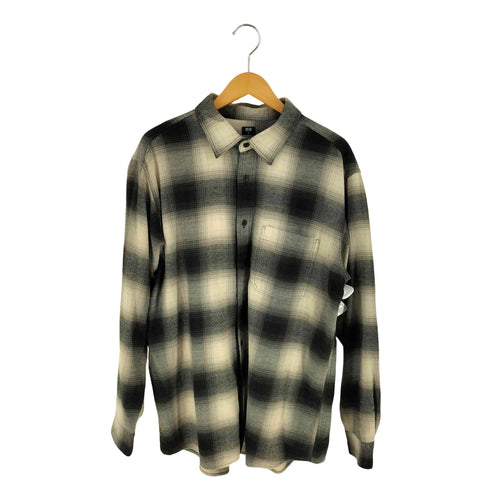 ユニクロ UNIQLO オンブレ―チェック シャツ メンズ JPN:XL