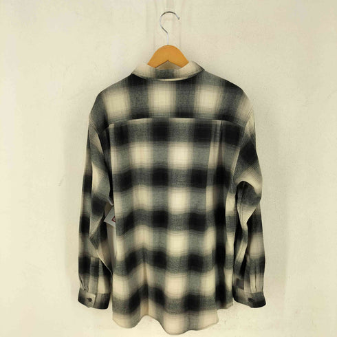 ユニクロ UNIQLO オンブレ―チェック シャツ メンズ JPN:XL