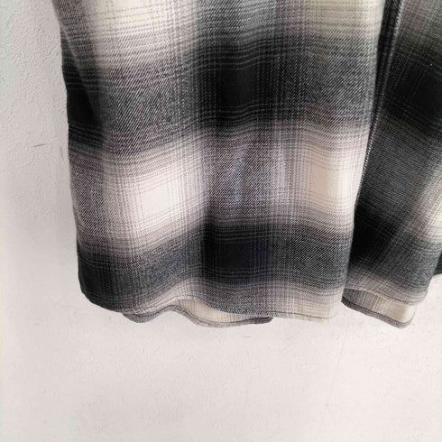 ユニクロ UNIQLO オンブレ―チェック シャツ メンズ JPN:XL