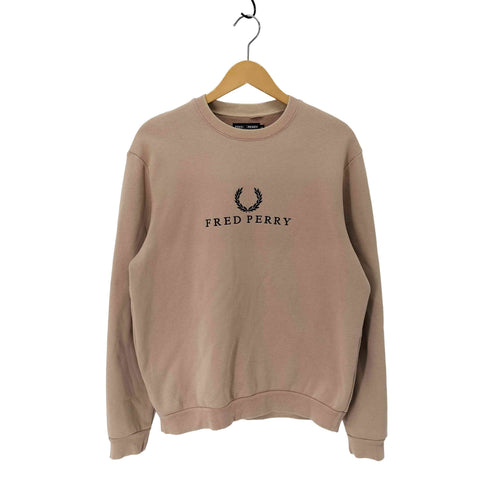 フレッドペリー FRED PERRY EMBROIDERED SWEATSHIRT レディース import:M