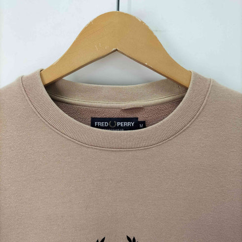 フレッドペリー FRED PERRY EMBROIDERED SWEATSHIRT レディース import:M