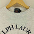 チャップスラルフローレン CHAPS RALPH LAUREN 霜降り フロント刺繍ワッペンスウェット メンズ import:M