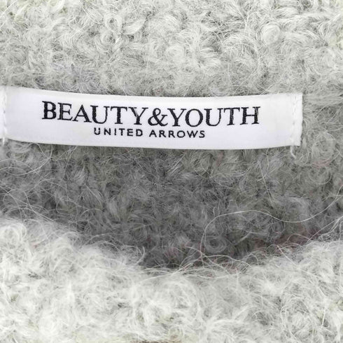 ビューティーアンドユースユナイテッドアローズ BEAUTY & YOUTH UNITED ARROWS 23AW ウールアルパカブレンド ブークレニットカーディガン レディース