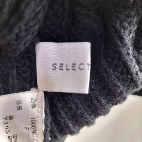 セレクトモカ SELECT MOCA ハーフジップニット レディース FREE