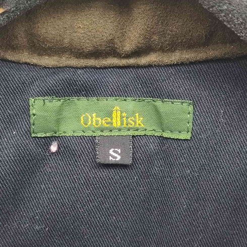 オベリスク Obelisk 00s Y2K archive Vest チマヨ柄 スエード×コーデュロイ 中綿 ベスト メンズ JPN:S