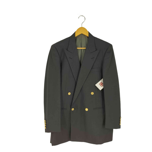 バーバリーズ BURBERRYS TASMANIA WOOL 金ボタン ダブルテーラード ジャケット メンズ 96-84-180