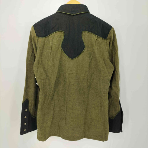オベリスク Obelisk 00s Y2K archive Indian Head Western Shirts インディアンヘッド 刺繍 ウエスタンシャツ メンズ JPN:S