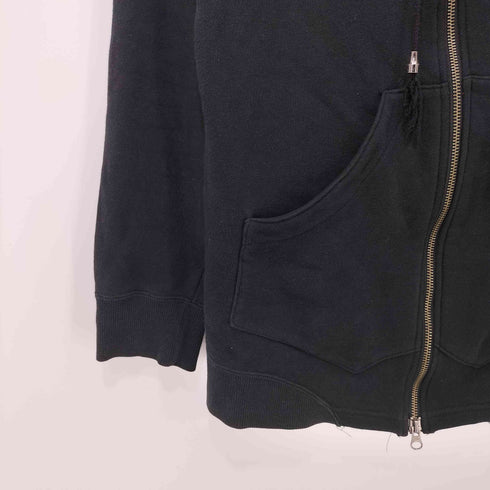 オベリスク Obelisk 00s Y2K archive Butterfly Hoodie 蝶 バタフライ 変形ジップ ジップアップ パーカー メンズ JPN:S