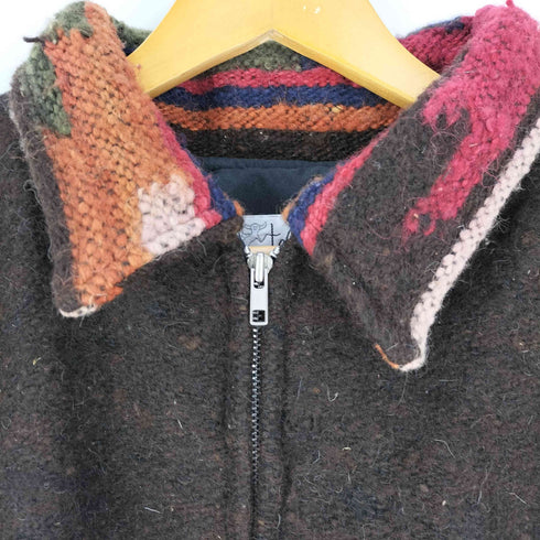 グアテマラ製 ネイティブ柄 ウール ジャケット メンズ import:S