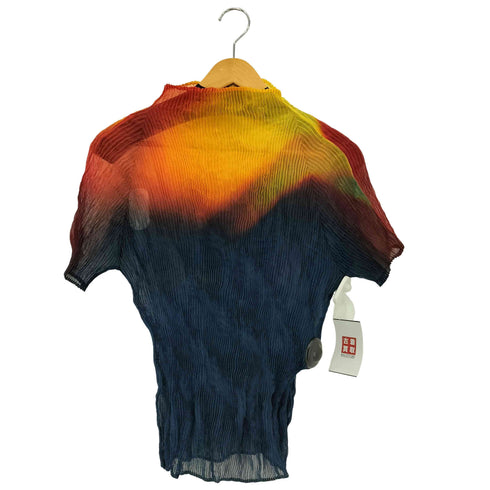 イッセイミヤケ ISSEY MIYAKE CHIFFON TWIST シフォンツイスト 半袖プリーツ トップス レディース