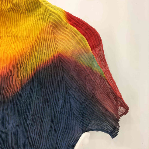 イッセイミヤケ ISSEY MIYAKE CHIFFON TWIST シフォンツイスト 半袖プリーツ トップス レディース