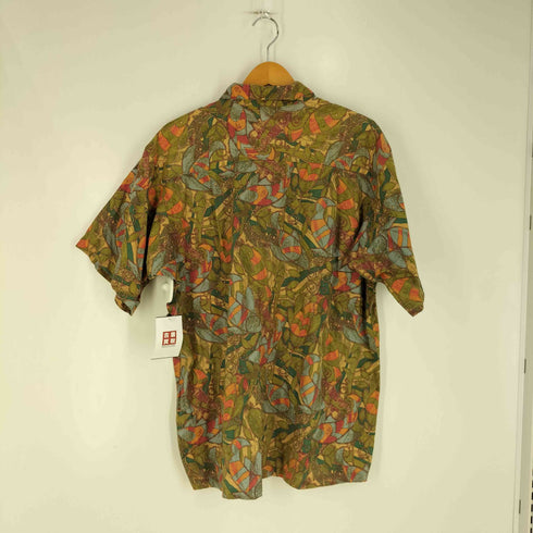 パタゴニア patagonia 90S 99SS 香港製 ORGANIC COTTON 魚 植物 アロハシャツ メンズ import:M