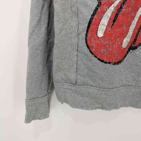 ジャックローズ JACKROSE 00s UK ロックバンド クルーネック ダメージ スウェット メンズ JPN:3