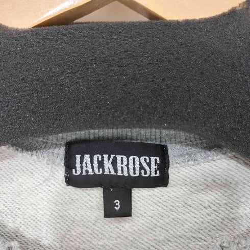 ジャックローズ JACKROSE 00s UK ロックバンド クルーネック ダメージ スウェット メンズ JPN:3