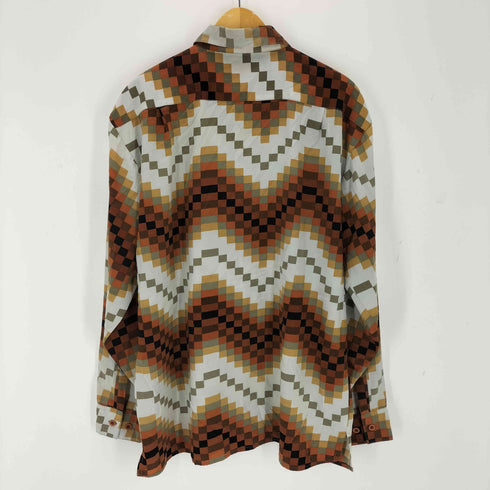 PRONTI 総柄L/S ポリシャツ メンズ JPN:XL