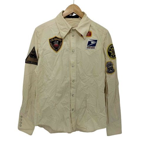 ジェネティックマニュピュレイション Genetic Manipulation 00s Y2K マルチワッペン ウエスタン シャツ メンズ JPN:M