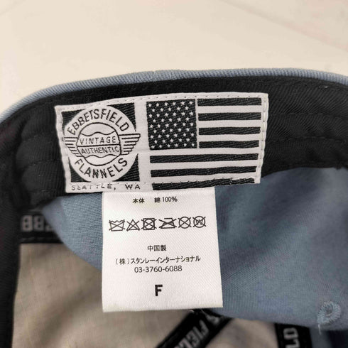 エベッツフィールドフランネルズ Ebbets Field Flannels ベースボールチーム ロゴ刺繍 6パネルキャップ メンズ FREE