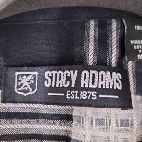 ステイシーアダムス STACY ADAMS フロント刺繍S/S チェックシャツ メンズ JPN:L