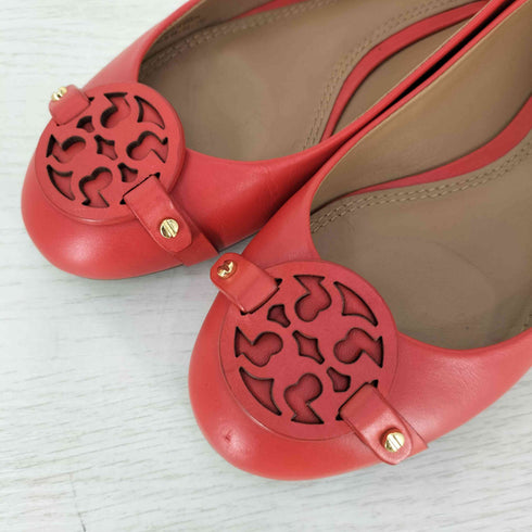 トリーバーチ TORY BURCH ロゴ フラットシューズ バレエシューズ レディース 7M