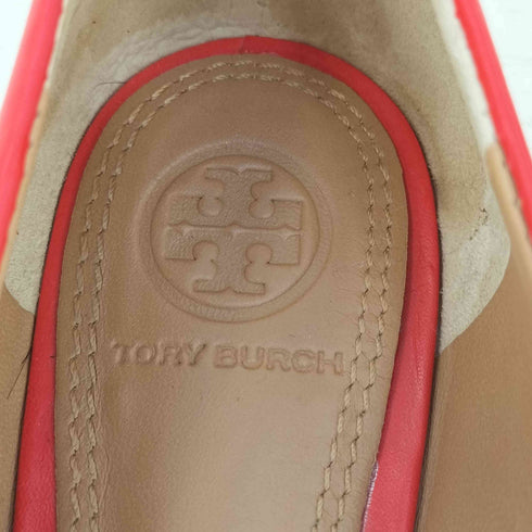 トリーバーチ TORY BURCH ロゴ フラットシューズ バレエシューズ レディース 7M