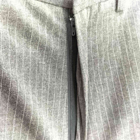 ジップフライ ストライプ ワイド スラックスパンツ メンズ